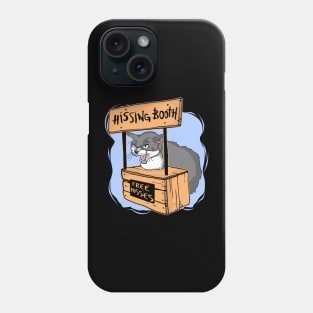 Cat Hissing Booth Free Hisses - Cat Lover Phone Case