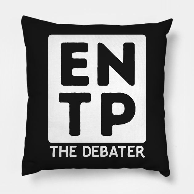 ENTP Pillow by Teeworthy Designs