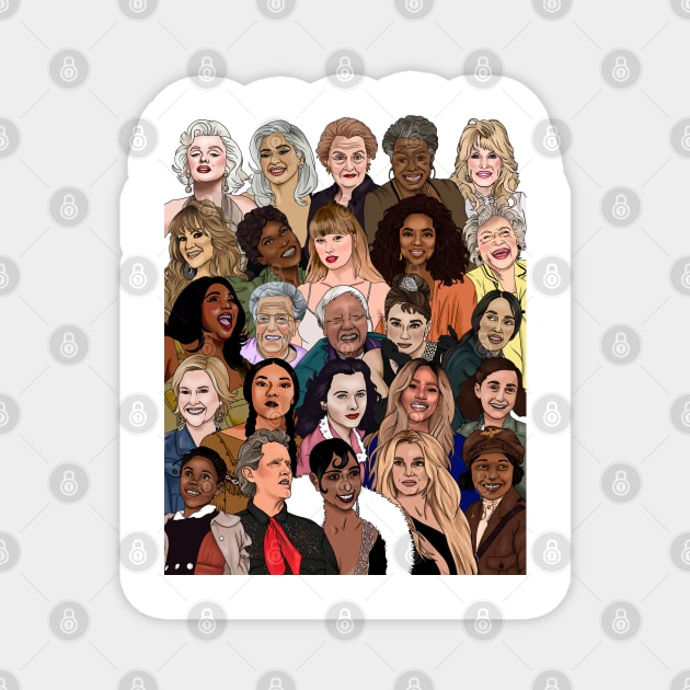 Women’s History v. 2 Magnet by Annabalynne