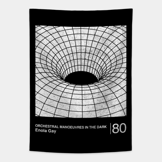 Enola Gay / Minimalist Graphic Artwork Design Tapestry by saudade