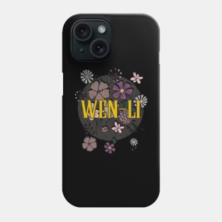 Aesthetic Proud Name Wen-li Flowers Anime Retro Styles Phone Case