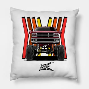 FORD f250 obs maroon Pillow