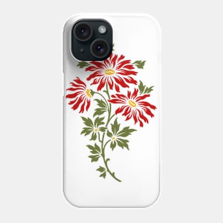 Red Daisies Phone Case