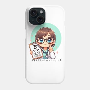 Cute Ophthalmologist girl ,brafdesign Phone Case