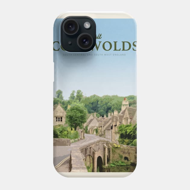 Visit Cotswolds Phone Case by Mercury Club