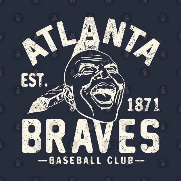 Old Style Atlanta Braves 2 by Buck Tee by Buck Tee