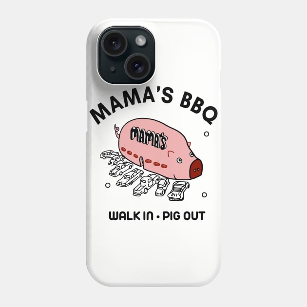 Ronald Loves His BBQ Phone Case by alfiegray