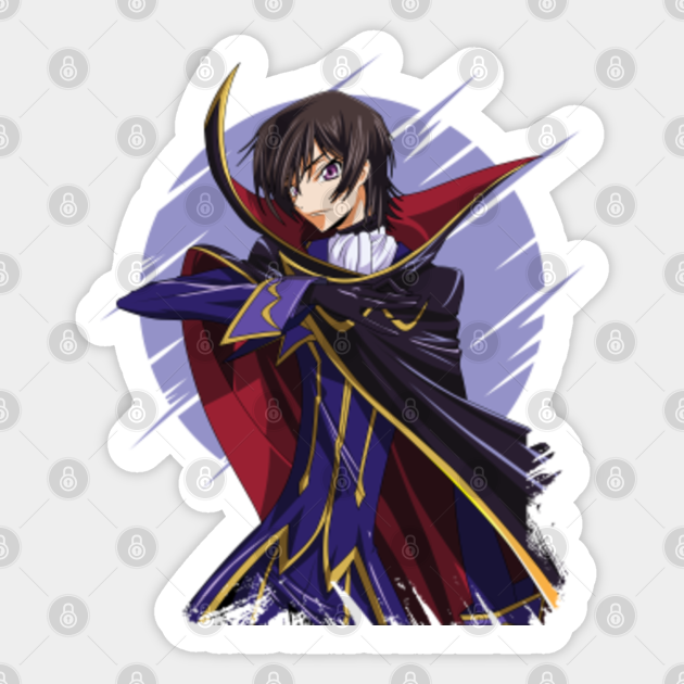 Code Geass Lelouch Vi Britannia Code Geass Sticker Teepublic Both series were directed by gorō taniguchi and written by ichirō ōkuchi. teepublic
