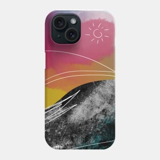 Abstract Sunny Landscape Phone Case