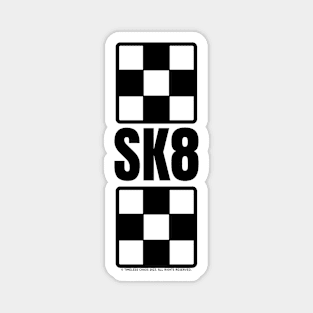 Sk8 Ska Inspired Design Magnet