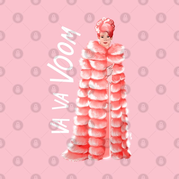 Va Va Voom Pink! by Illustrating Diva 