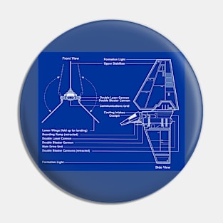 Imperial Shuttle Blueprint Pin