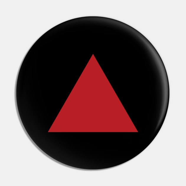 Red triangle Pin by AliciaZwart