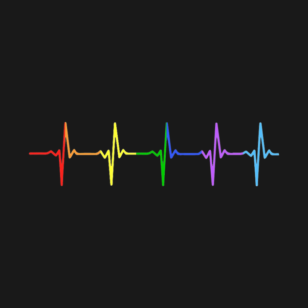 Rainbow Pulse Hearbeat by ronniebryx