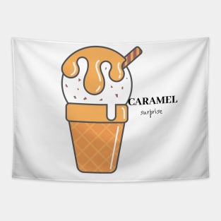 Caramel surprise - ice cream Tapestry