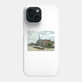 The Shard London looks part of the building Phone Case