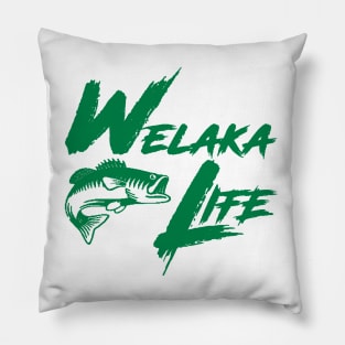 WL Logo1 Green Txt Pillow