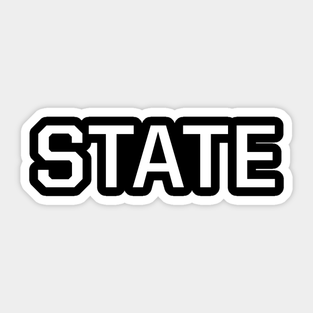 STATE - Mississippi State - Sticker