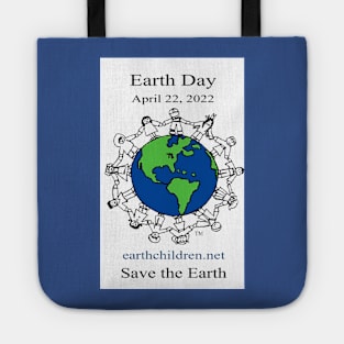 earthchildren Earth Day 2023 Logo 2 Tote