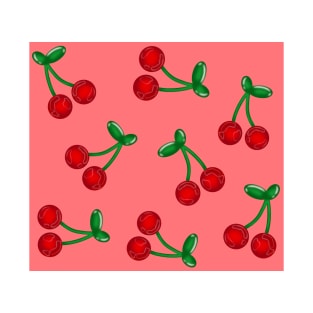 Fruity Cherry Design T-Shirt