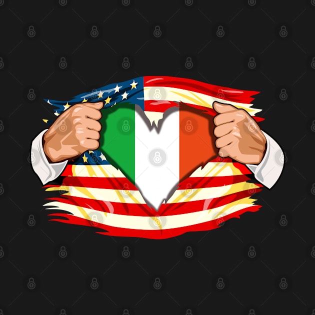 Irish Who Live in America Ireland Flag by MerchFrontier