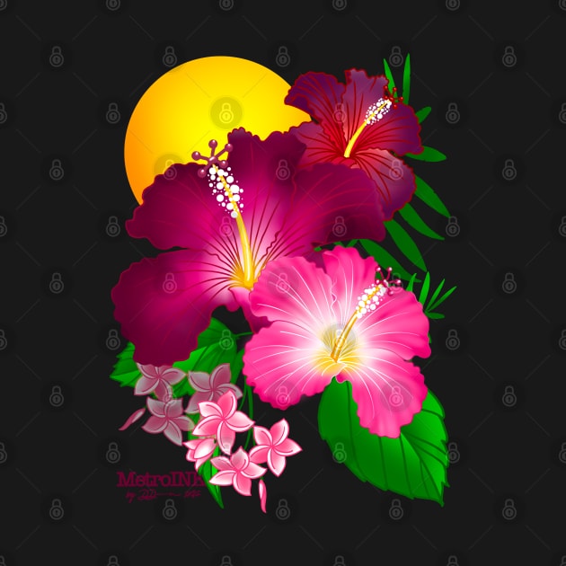 Hibiscus Paradise by MetroInk