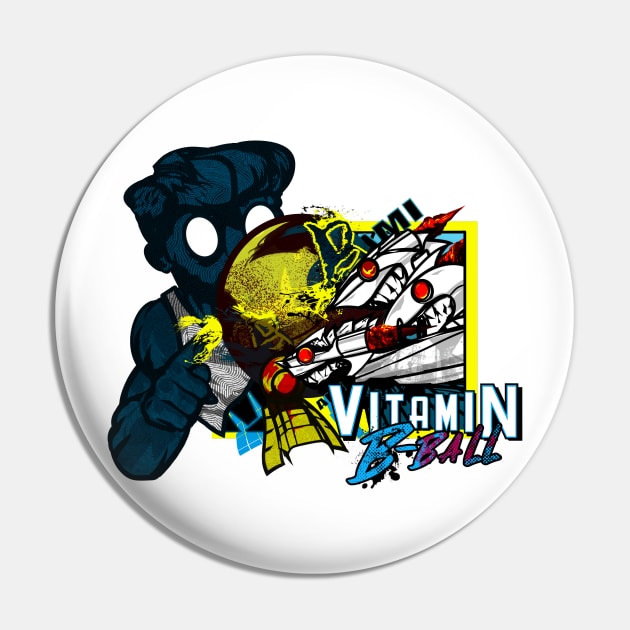 Vitamin B-Ball Pin by King Caiman
