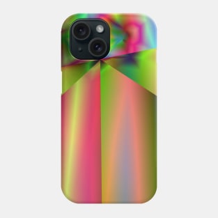 green red pink texture gradient Phone Case