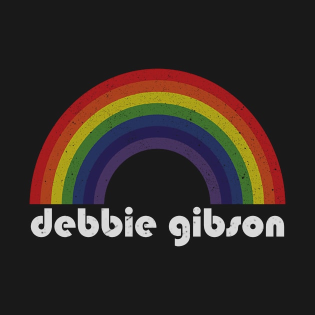 Debbie Gibson Vintage Retro Rainbow by Arthadollar