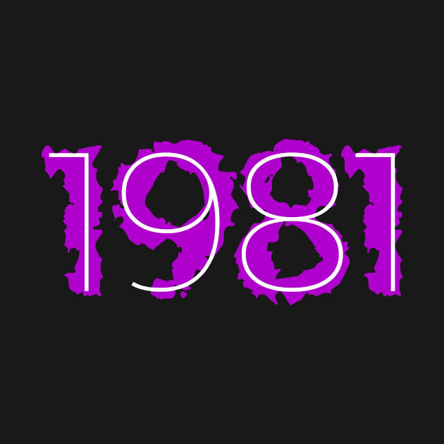 1981 Year Distressed Liquid Purple by Liquids