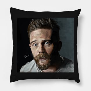 Tom Hardy Portrait Pillow