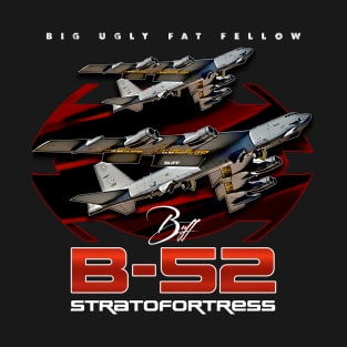 B-52 Stratofortress U.S. long-range heavy bomber T-Shirt