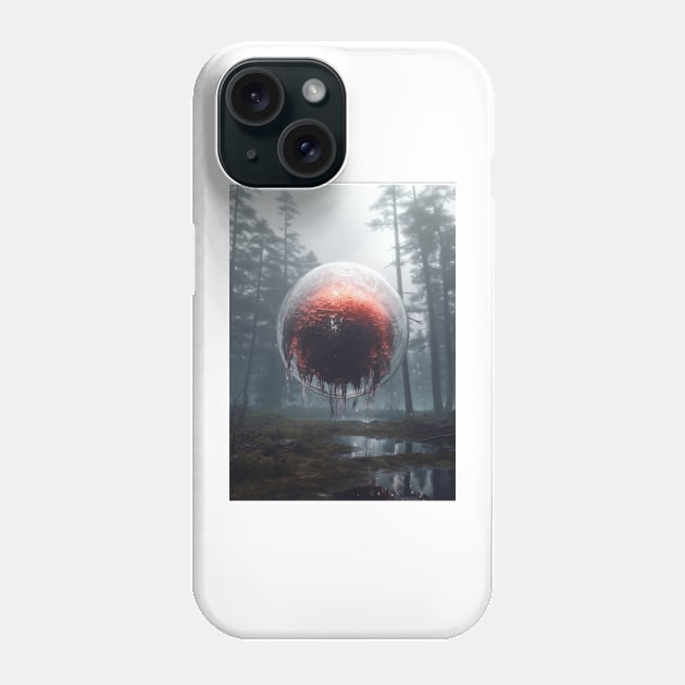 Surreal Floating Sphere Phone Case by johnsalonika84