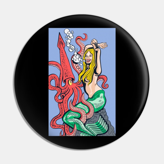 Mermaid Pin by funny_fuse