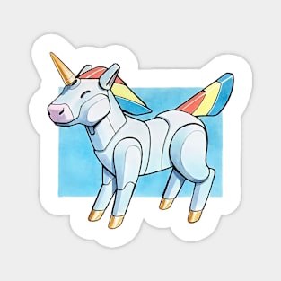 unicorn robot Magnet