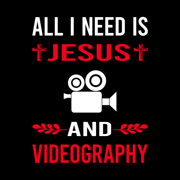 I Need Jesus And Videography Videographer by Good Day