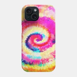 Crumpled Crepe Tie Dye Pattern Phone Case