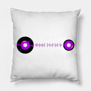 Deep Nurple Cassette Bobbins Pillow