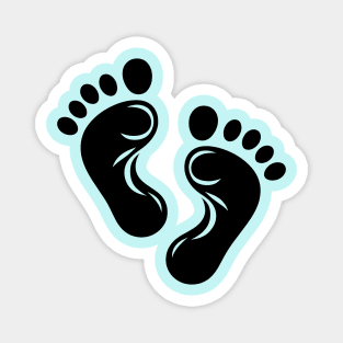 Baby Footprints Magnet