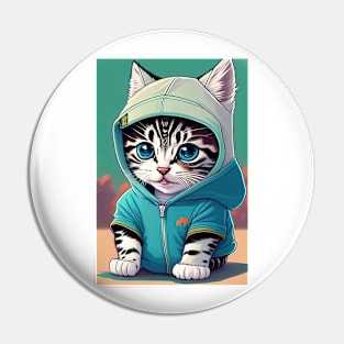 Cute kitten Pin