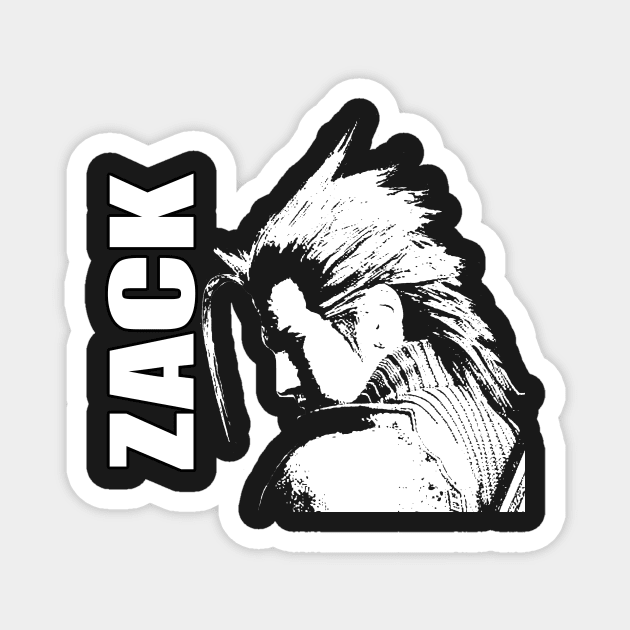 Zack - Final Fantasy VII Magnet by thethirddriv3r