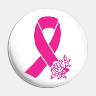 Breast Cancer awareness. Pink Ribbon Pin