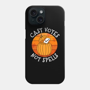 Cast Votes Not Spells Midterm Elections Pumpkin Phone Case