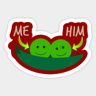 Matching Couples Stickers for Sale