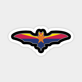 Arizona Bat Flag Magnet