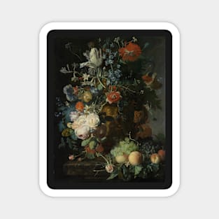 Still Life with Flowers and Fruit Magnet