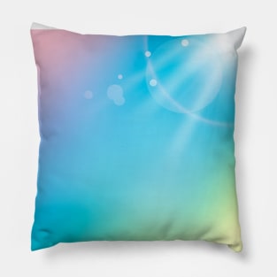 Rainbow Rays of Light Pillow