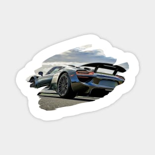 918 Spyder Hybrid Art Print Magnet