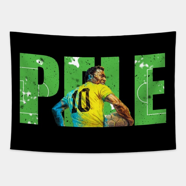 Pelé-legends never die-rip Tapestry by S-Log