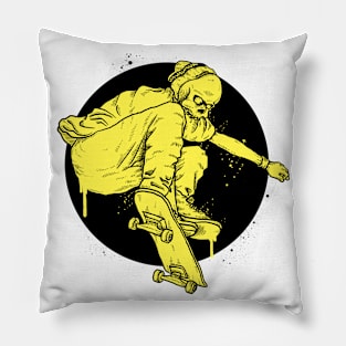 Skateboarding shirt Pillow